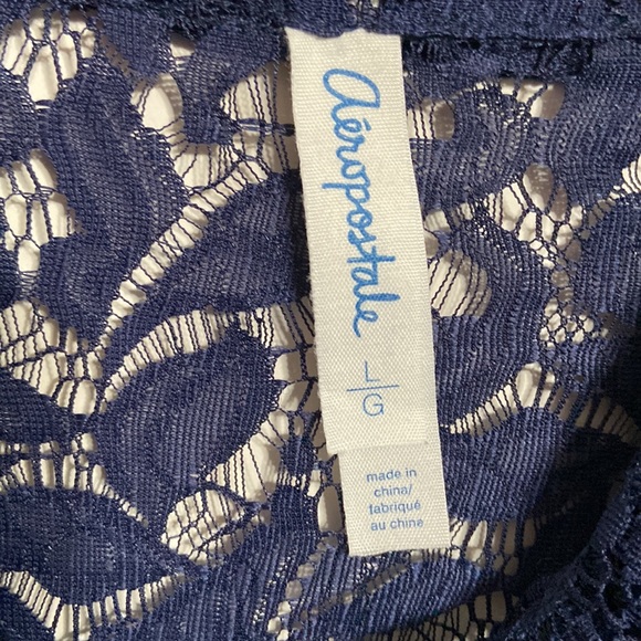 Aeropostale lace button down shirt - Picture 2 of 5